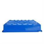 Plastique bleu - 505 x 350 x 100