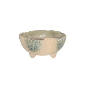 Bonsai Pot - Green Round 10 x 10 x 5.5 cm