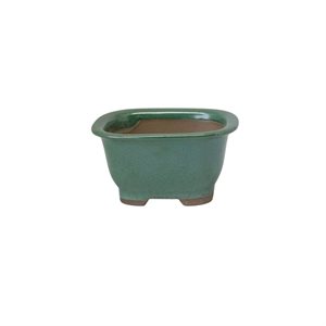 Pot à bonsai - Rectangle 12 x 10.5 x H6.2 cm