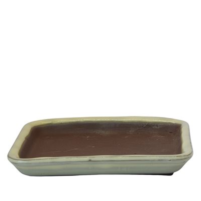Bonsai Pot - Rectangle Humidity Tray - 13.7 x 11.5 x H1.8 cm Bonsai Pot - Rectangle Humidity Tray - 13.7 x 11.5 x H1.8 cm