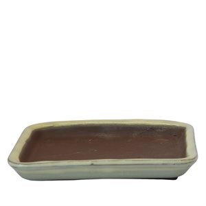 Bonsai Pot - Rectangle Humidity Tray - 13.7 x 11.5 x H1.8 cm