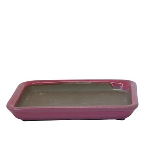 Bonsai Pot - Rectangle Humidity Tray - 13.7 x 11.5 x H1.8 cm