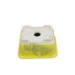 Pot à bonsai - Jaune Paysage Japonais - 10 x 8 x H5 cm