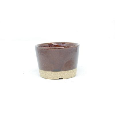 Bonsai Pot - Round - 9 x H6.5 cm