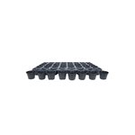 Bonsai Pot - Plastic Black 40 mini w / rack - 2.25''