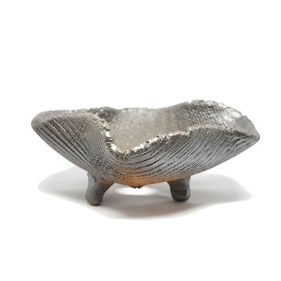 Pot à bonsai - Shigaraki  Rond Noir 19 x H8 cm