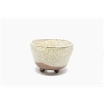 Bonsai Pot - Shigaraki Round Beige / Brown 11.5 x H7.5 cm