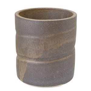 Bonsai Pot - Shigaraki Round  12.5 x h13.5 cm
