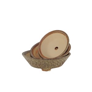 Bonsai Pot - Shigaraki Round S15 / M18 / L21