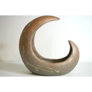 Pot à bonsai - Tokoname Pierre de Lune Brun 16 x 7 x H15 cm