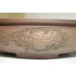 Pot à bonsai - Tokoname Rond Brun Dragon S33.5 / M42.5 cm