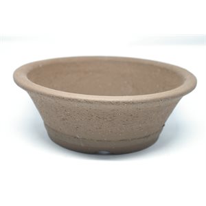 Pot à bonsai - Tokoname Rond Brun S20.5 / M25 / L30.5 cm