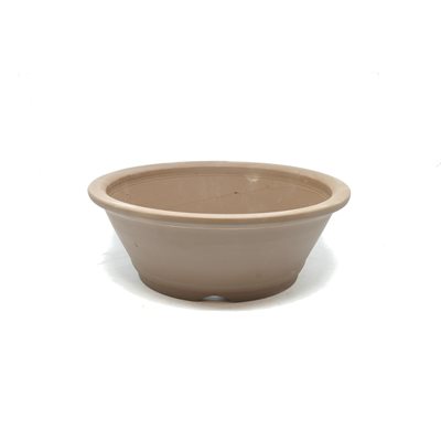 Pot à bonsai - Tokoname Rond Brun S19 / M24 / L29.5 cm