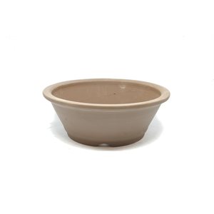 Pot à bonsai - Tokoname Rond Brun S19 / M24 / L29.5 cm