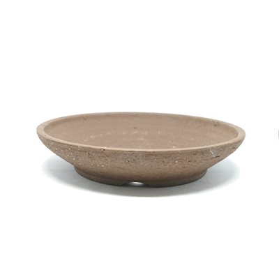 Pot à bonsai - Tokoname Rond Brun S21.5 / M26 / L32 cm