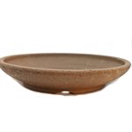 Pot à bonsai - Tokoname Rond Brun S21.5 / M26 / L32 cm