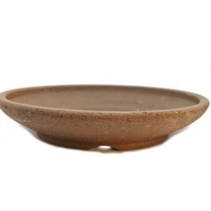 Pot à bonsai - Tokoname Rond Brun S21.5 / M26 / L32 cm