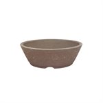 Pot à bonsai - Tokoname Rond Brun S18 / M22 / L26.5 / . cm