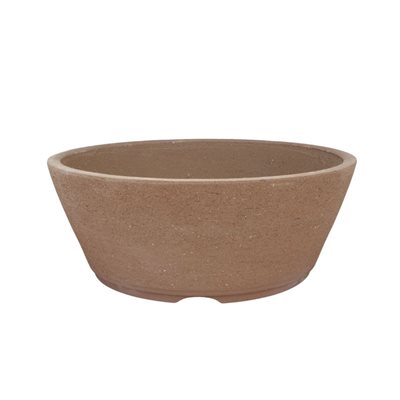 Pot à bonsai - Tokoname Rond Brun S18 / M22 / L26.5 / . cm Pot à bonsai - Tokoname Rond Brun S18 / M22 / L26.5 / . cm