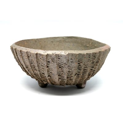 Bonsai Pot - Tokoname Round Brown 13 x 5 cm