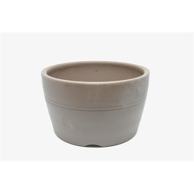 Bonsai Pot - Tokoname Round  Brown S15 / M17 / L19.5 cm