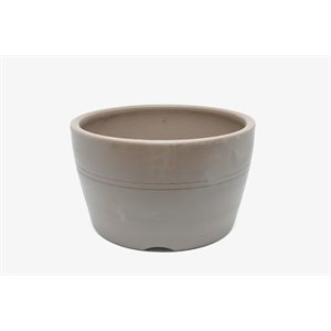 Pot à bonsai - Tokoname Rond  Brun S15 / M17 / L19.5 cm