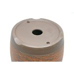 Pot à bonsai - Tokoname Rond  Brun / Orange  S15 / M17 / L19.5 cm