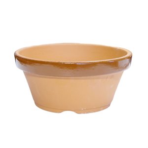 Pot à bonsai - Tokoname Rond Terra-cotta 21.8 x 10.2 cm #7