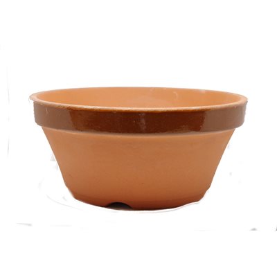 Pot à bonsai - Tokoname Rond Terra-cotta 31.3 x 14.2 cm #10