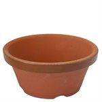 Pot à bonsai - Tokoname Rond Terra-cotta 14.3 x 6.5 cm #4.5