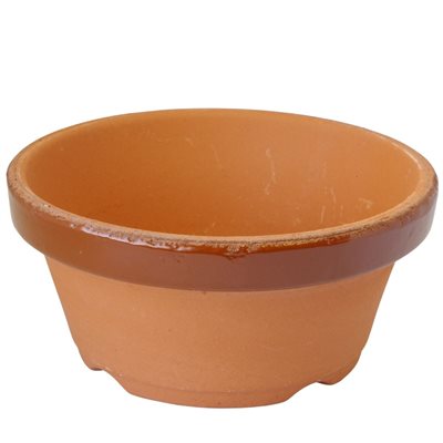 Pot à bonsai - Tokoname Rond Terra-cotta 15.5 x 7 cm #5 Pot à bonsai - Tokoname Rond Terra-cotta 15.5 x 7 cm #5