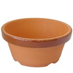 Pot à bonsai - Tokoname Rond Terra-cotta 15.5 x 7 cm #5