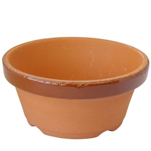 Pot à bonsai - Tokoname Rond Terra-cotta 15.5 x 7 cm #5