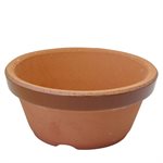 Pot à bonsai - Tokoname Rond Terra-cotta 17 x 7.8 cm #5.5
