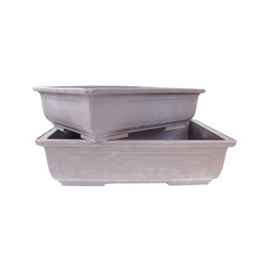 Bonsai Pot - Tokoname Rectangle S40.5 / M46.5 cm