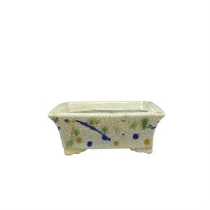 Pot à bonsai - Satomi Terahata - Rectangle 16 x 14 x 6.5 cm