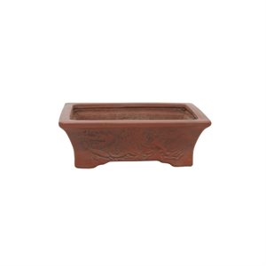 Pot à bonsai - Bigei - Rectangle 11 x 8 x H4 cm