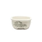 Pot à bonsai - Beige Paysage Japonais - 10 x 8 x H5 cm
