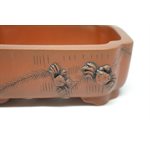 Bonsai Pot - Rectangle Crabs 13 x 10.5 x 4 cm