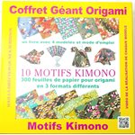 Origami Coffret - 10 motifs kimono
