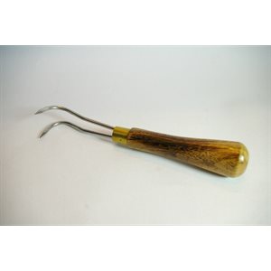 Hook 2 root prongs 195 mm