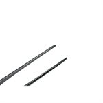 Straight tweezers with spatula 215 mm