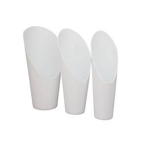 Plastic Scoop White (3)