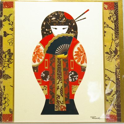 Carte - Geisha jeune