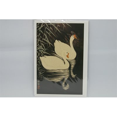 Card - Shoson "Two Geese"