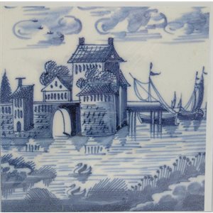 Card - Boat / Swan Tile
