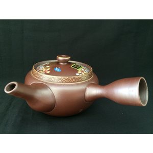 JAP Tea-Pot - White / Golden Flowers 300CC