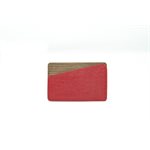 Cardholder Red Wengue